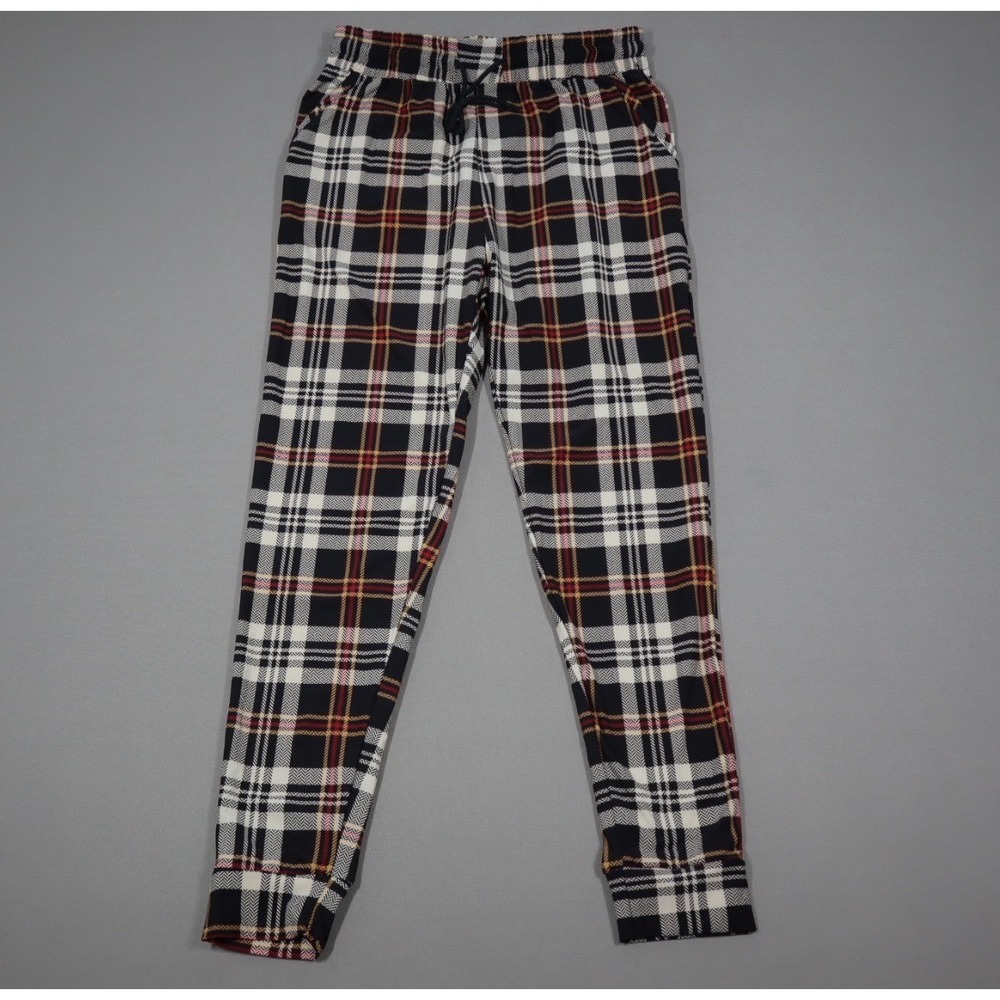 Women's Super‎ Soft Plaid Pajama Joggers - Size Large